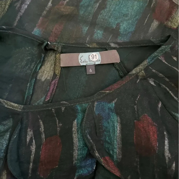 NWOT Sample Eva Franco Margot Top in Odyssey Sz 6 MSRP $158 - Picture 7 of 7